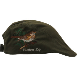 Coppola verde con ricamo...