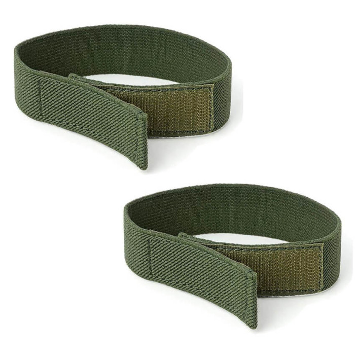 Elastico per sbuffi Defcon 5 per uniforme BDU elastic cuffs verde 2 pz