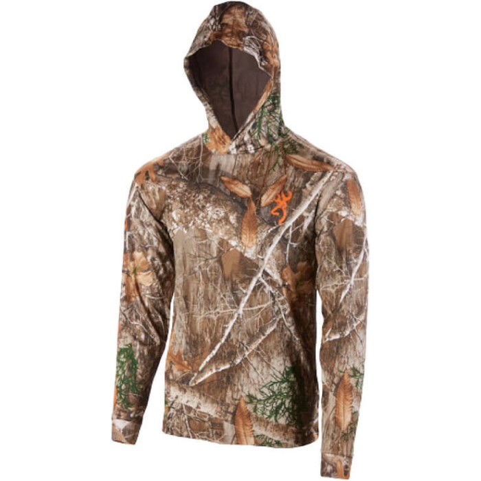 T-Shirt con cappuccio Browning Teamspirit Realtree Edge