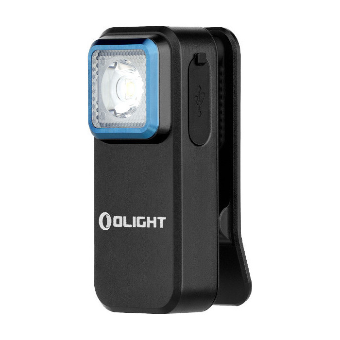 Torcia a clip Olight Oclip luce bianca e rossa angolo retto 300 lumen