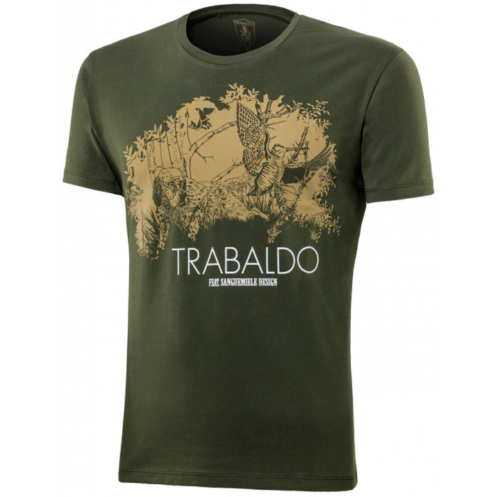 Trabaldo Identity T-Shirt con stampa setter verde