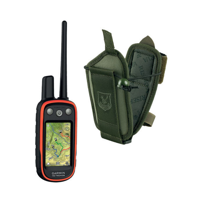 Riserva - porta gps cordura verde per Garmin Atemos