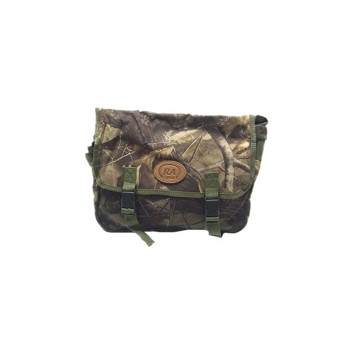 Borsa da caccia in cordura con rete anteriore 37x32x11 cm Camo