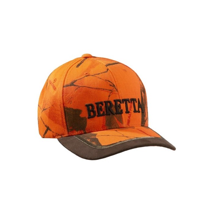 Cappellino Beretta camo arancio nero