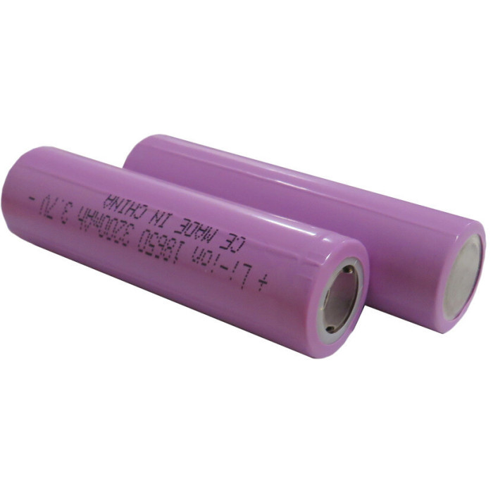 Batteria 18650 3.7 V 3200 mAh Li-ion 30A Flat Top