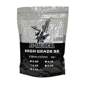 Pallini di plastica 6 mm JS-tactical peso 0,23 gr. 4350 pz.