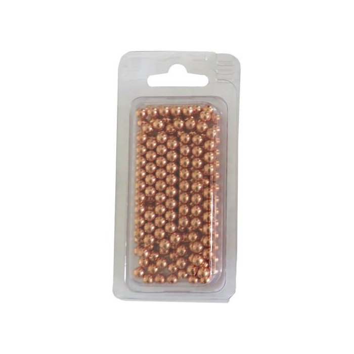 Pallini di metallo ramati 6 mm JS tactical peso 0,90 gr 250 pz