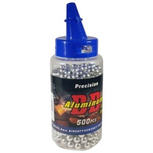 Pallini di alluminio peso 6 mm 0,33 gr 500 pz