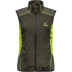 Zotta Forest - gilet Walker woman vest verde e giallo fluo