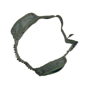 Cartuccera in cordura Ripstop per carabina 17 celle con tasca porta oggetti verde