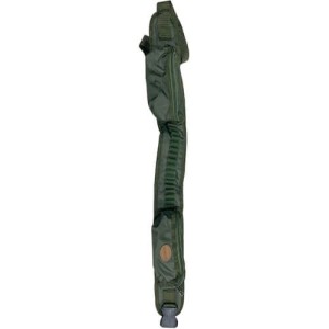 Cartuccera in cordura Ripstop per carabina 17 celle con tasca porta oggetti verde