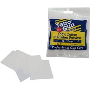 Pezzuola Tetragun in cotone calibro 12 - 16 1098i 7,5X7,5 cm 25 pz