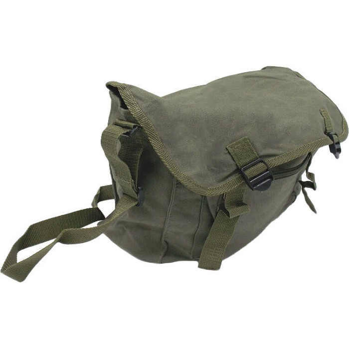 Borsa da caccia canvas Delfiero verde