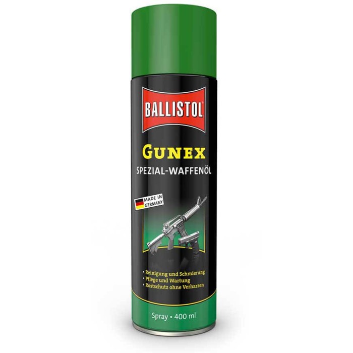 Olio Ballistol Gunex bomboletta spray 400 ml