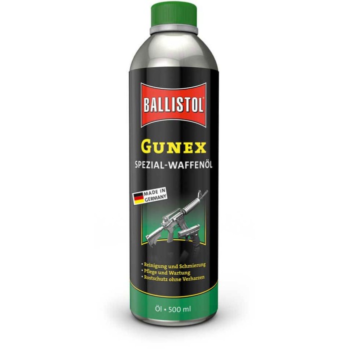 Olio Ballistol Gunex liquido 500 ml