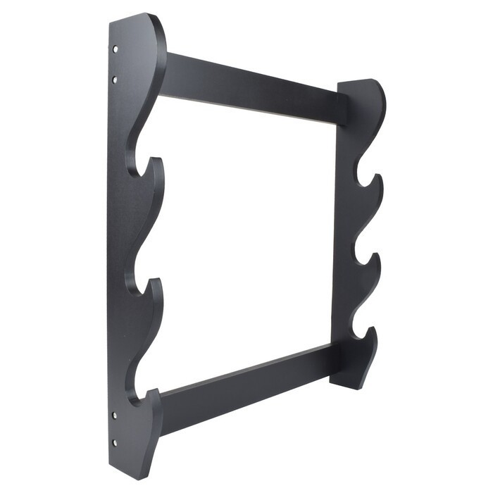 Stand da muro in legno per Katana da 3 posti