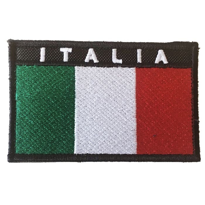 Bandiera Defcon 5 ricamata Italia