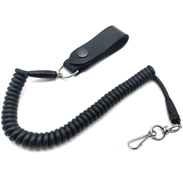 Correggiolo King Cobra 1B in cuoio nero