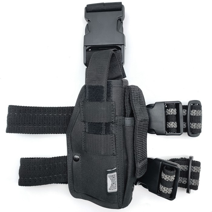 Fondina cosciale Profitactic universale in cordura dx nera
