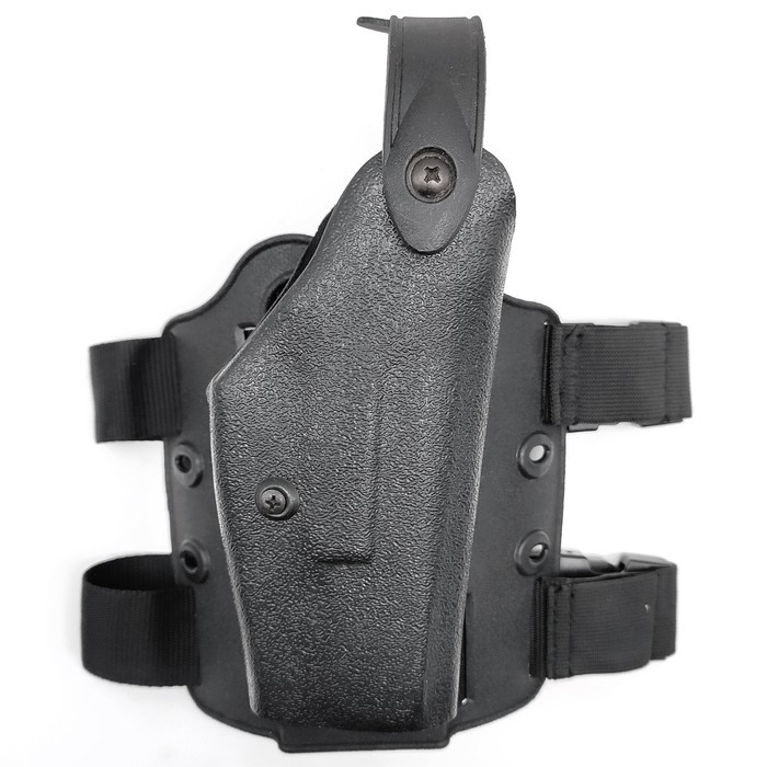 Fondina cosciale Safariland in polimero per Glock 17 dx nera