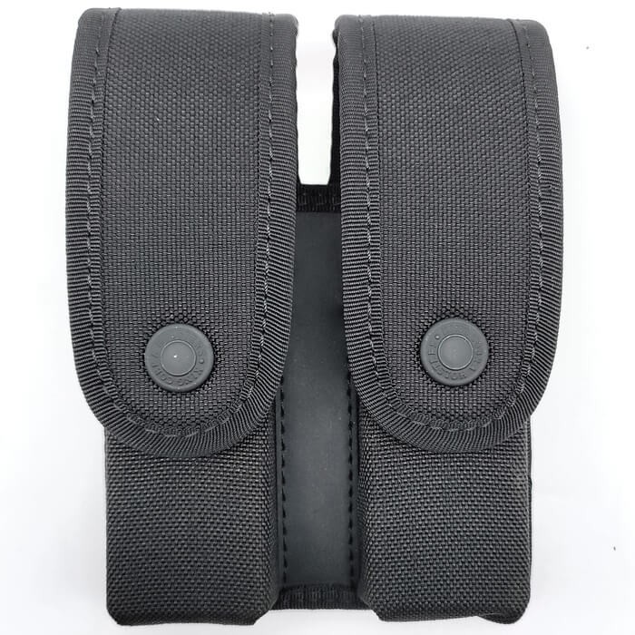 Porta caricatore doppio King Cobra Leather in cordura nero