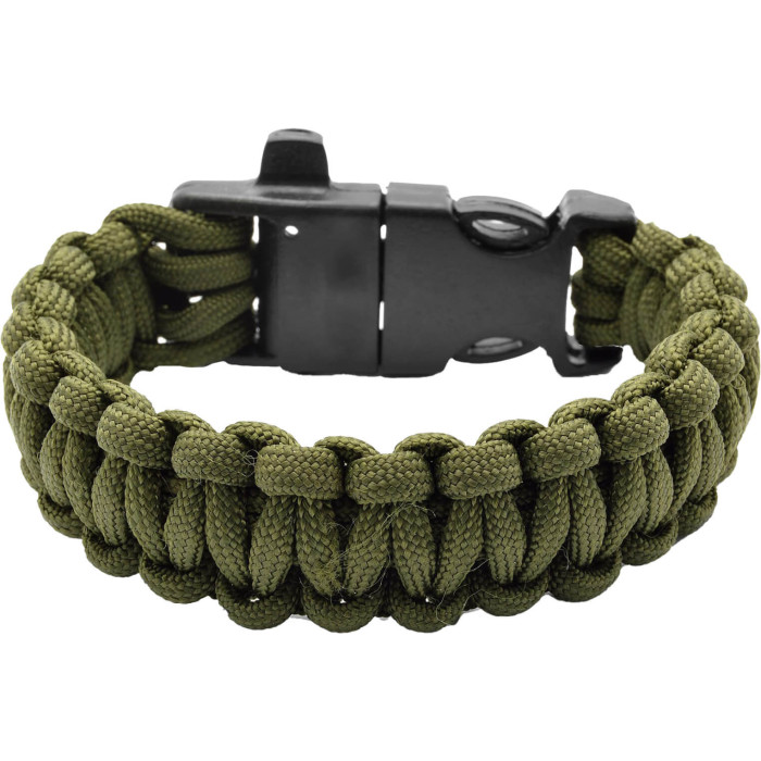 Braccialetto Survival Paracord 3 In 1 Olive Drab