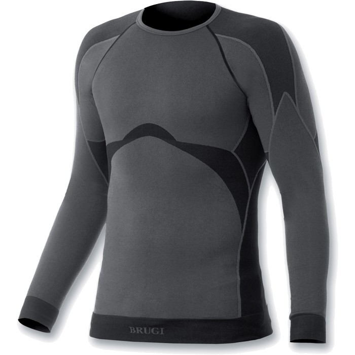 Maglia termica Brugi Seamless nero