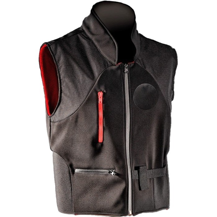 Ghost gilet da tiro Wear Ultimate nero con inserti rossi