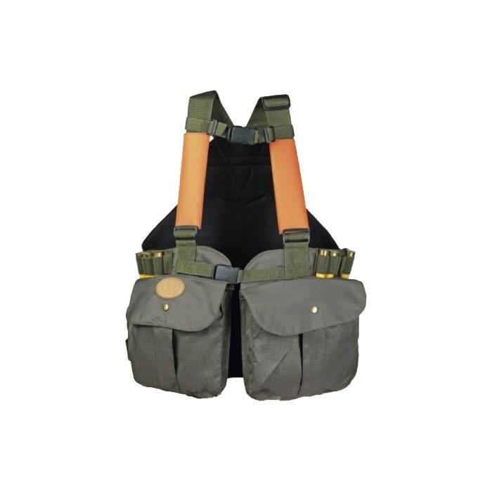 Gilet trisacca Nylon Verde e Arancione da caccia Ra Sport