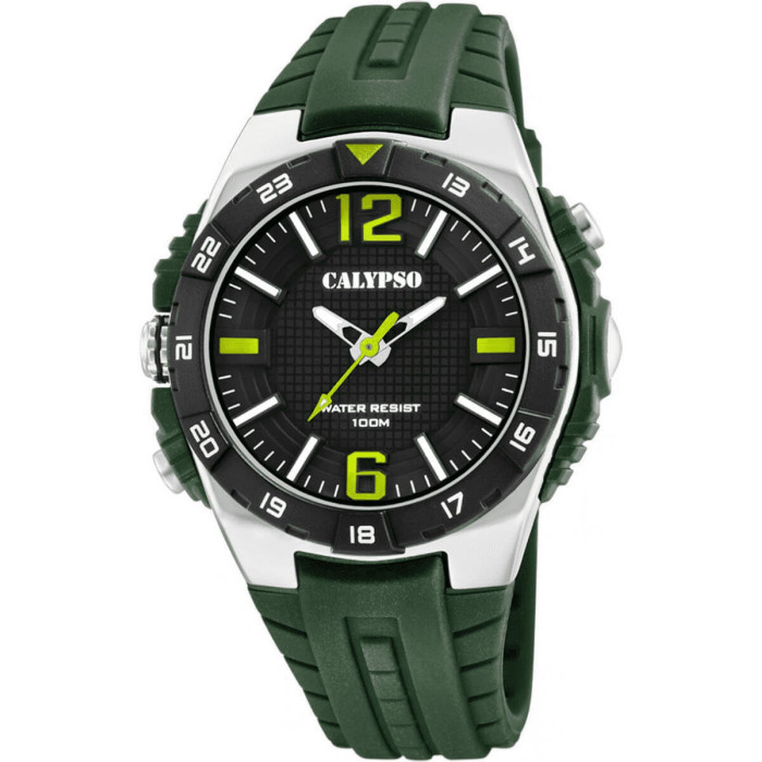 Calypso Watches verde orologio analogico al quarzo K5778/2