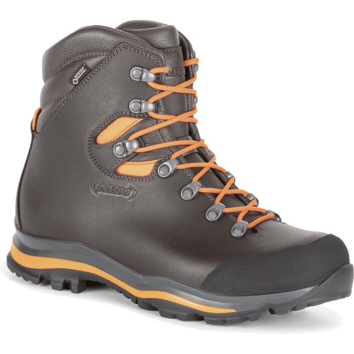 Scarponcino Aku Riserva GTX Brown Fluo Orange