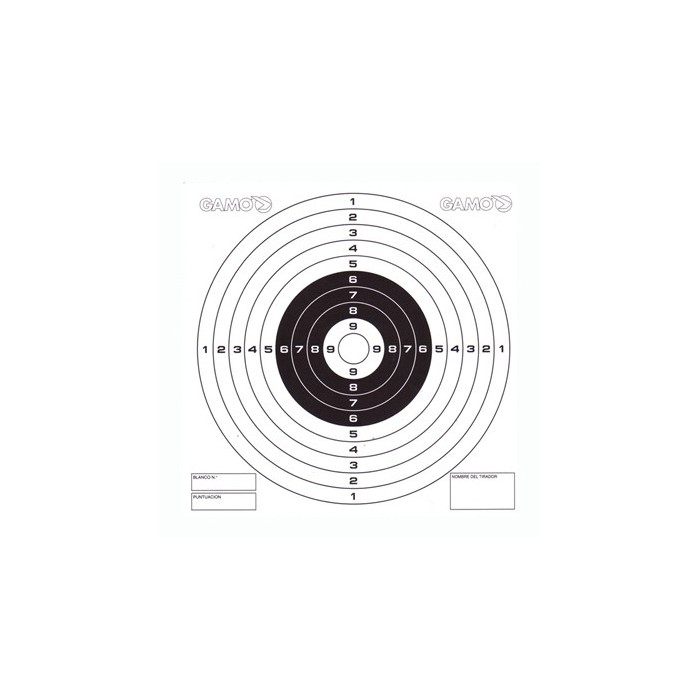 Bersaglio cartoncino Gamo 14x14 cm