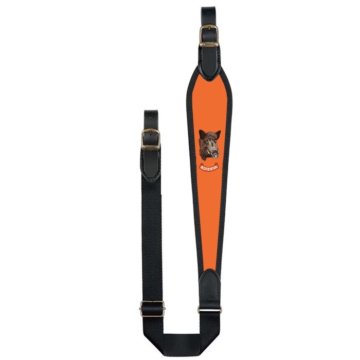 Riserva - tracolla carabina cinghiale nylon arancio