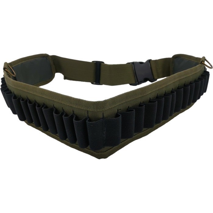 Cartuccera imbottita 37 celle elastiche calibro 12/20