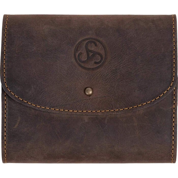 Cartuccera Sauer in pelle 8 celle per carabina marrone