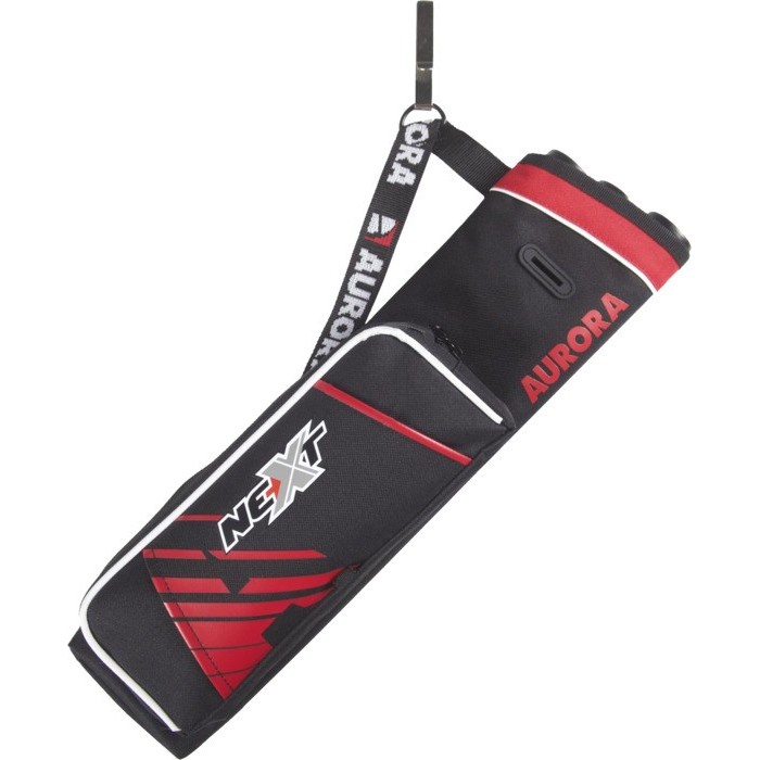 Faretra Aurora Next con tasca removibile rossa