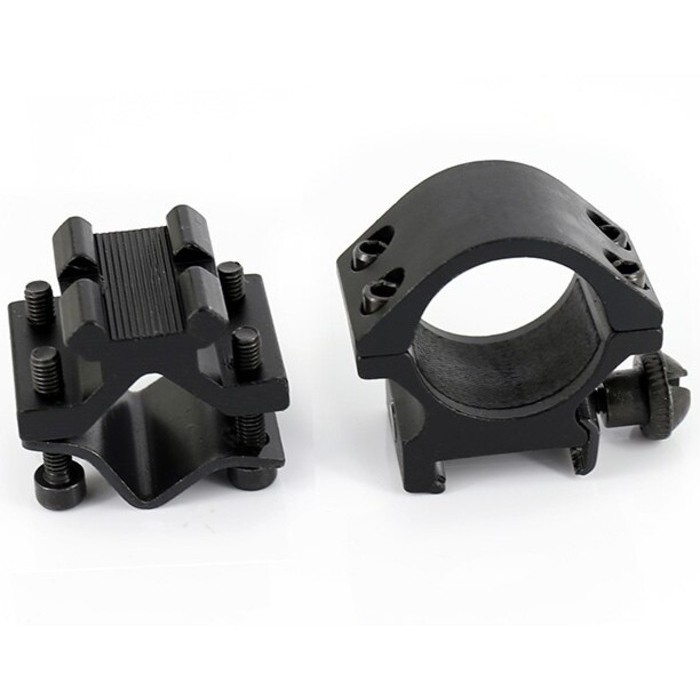 Supporto in metallo per torcia universale anello 25 mm