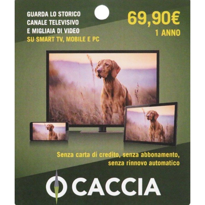 Cacciaepesca.tv Abbonamento Caccia 12 mesi