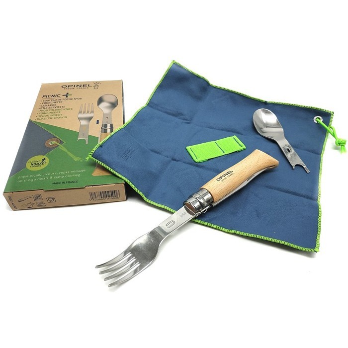 Set Posate Opinel da Picnic con coltello numero 8