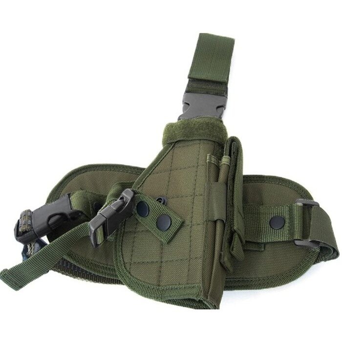 Fondina Royal con piattaforma cosciale verde