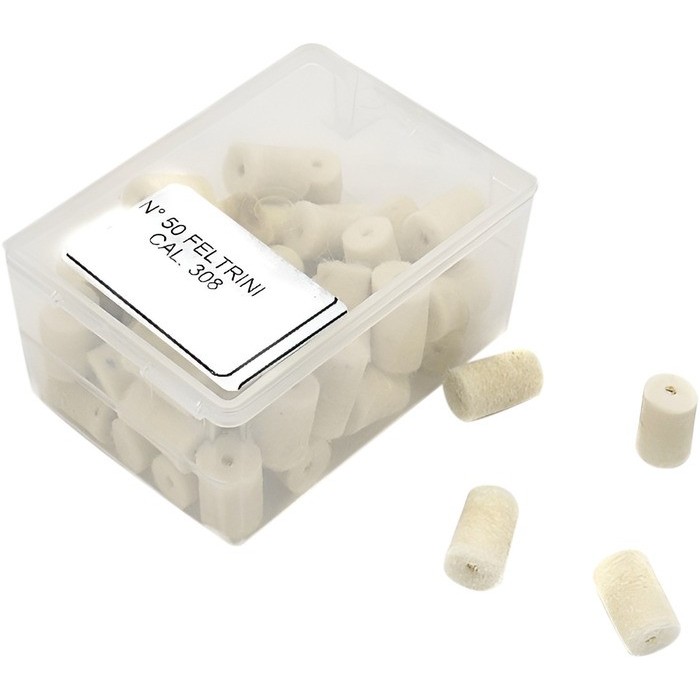 Feltrini per pulizia canne di carabine calibro 30/308/30-06