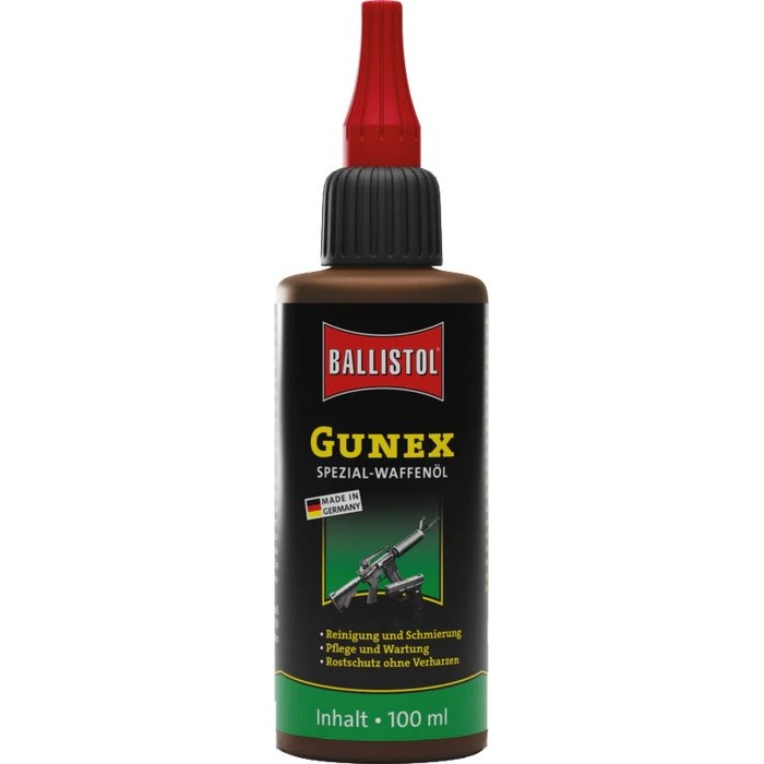 Olio Ballistol Gunex flacone con pipetta 100 ml