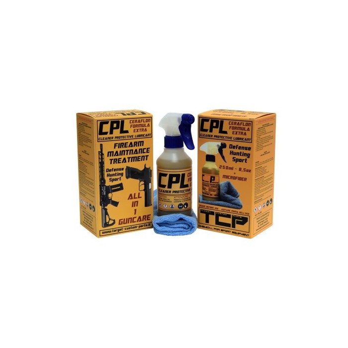 Olio protettivo lubrificate più panno in microfibra 250 ml