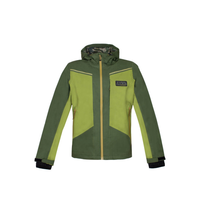 Zotta Forest - giacca Storm man jacket impermeabile verde e giallo