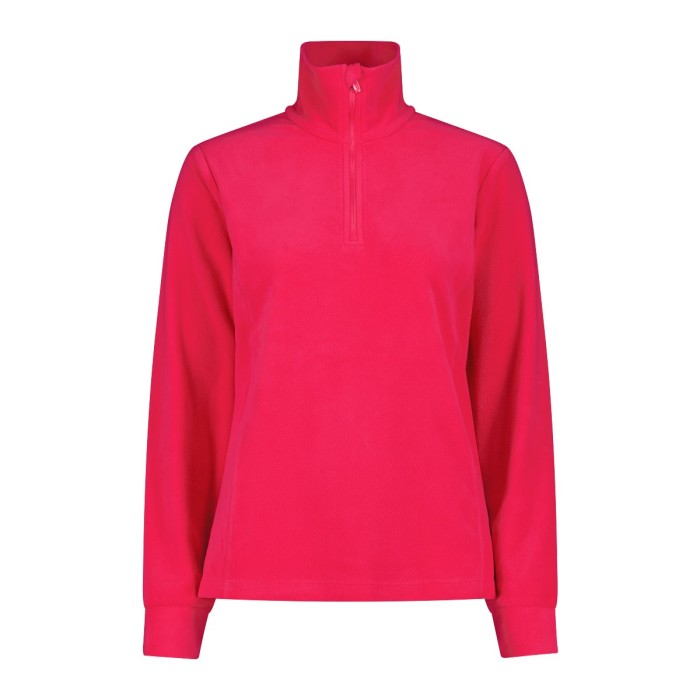 Giacca in pile CMP Arctic Fleece lupetto donna carminio