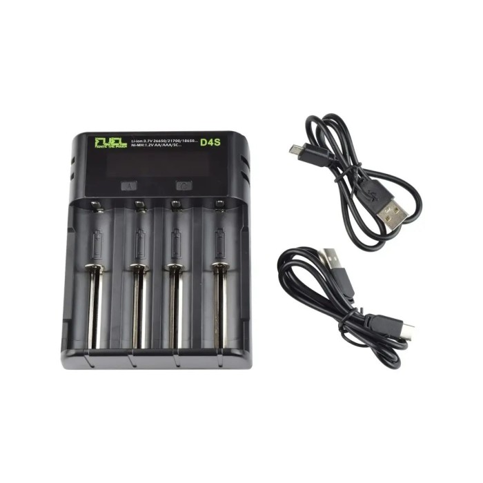 Carica batterie Fuel RC per batteria a litio 18650 LI-ION / NI-MH / NI-CD