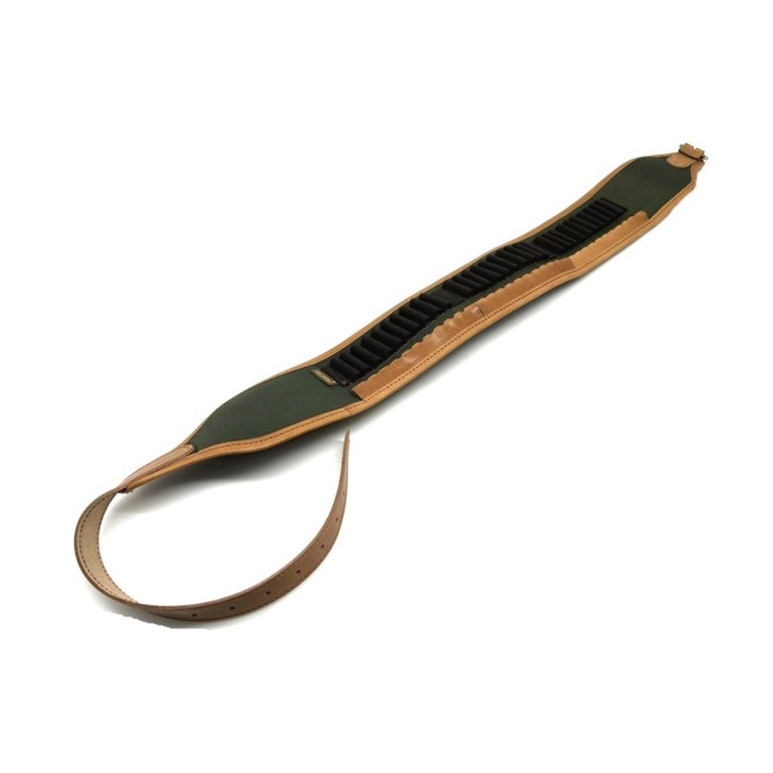 Cartuccera Delfiero cordura e pelle per cartucce di carabina