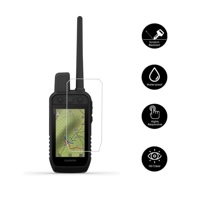 Pellicola per Garmin Alpha 200 200i confezione da 3 pezzi